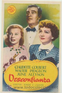 Cine: Desconfianza. Sencillo de MGM. - Foto 1