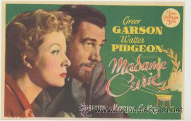 Cine: Madame Curie. Sencillo de MGN. - Foto 1