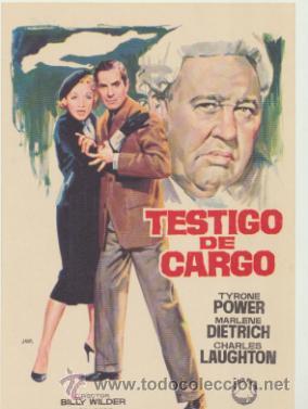 Cine: Testigo de Cargo. Sencillo de Izaro Films. - Foto 1