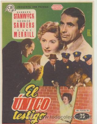 Cine: El &uacute;nico testigo. - Foto 1