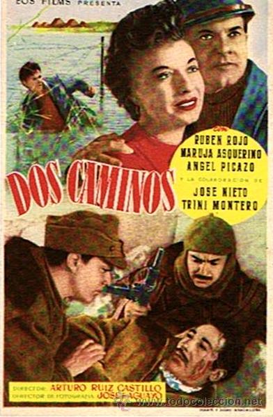 Cine: FOLLETO DE CINE &uml;DOS CAMINOS&uml; - Foto 1