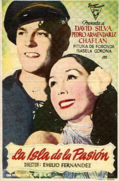 Cine: FOLLETO DE CINE &uml;LA ISLA DE LA PASI&Oacute;N&uml; - Foto 1