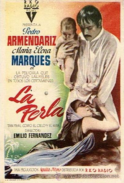 Cine: FOLLETO DE CINE &uml;LA PERLA&uml; - Foto 1