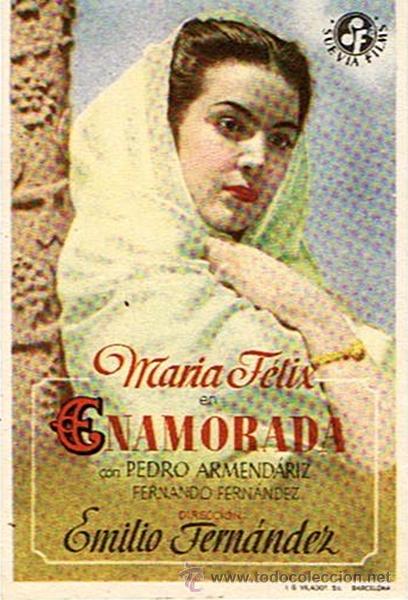 Cine: FOLLETO DE CINE &uml;ENAMORADA&uml; - Foto 1