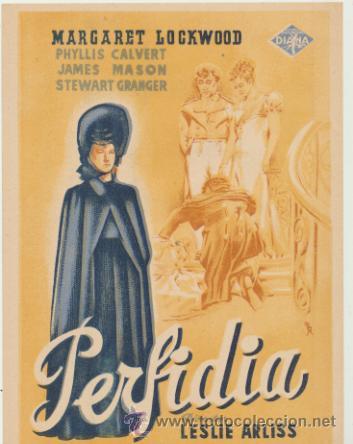  Foglietti di film di film antichi di cinema: Perfidia. Sencillo de Diana.