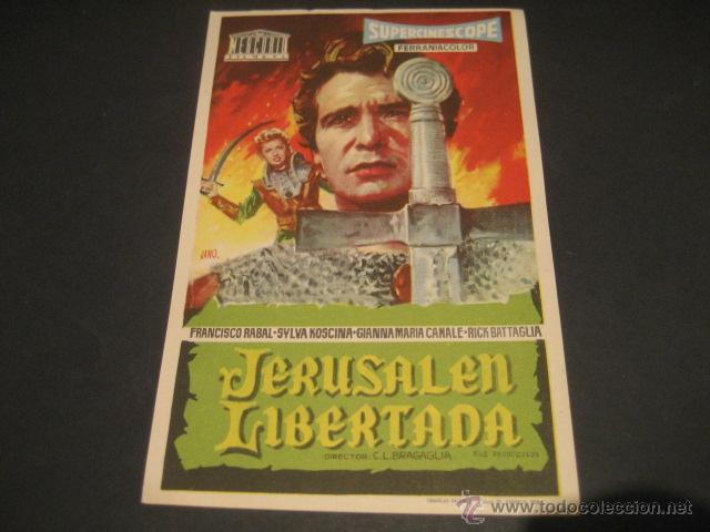 Cine: JERUSALEN LIBERTADA. FRANCISCO RABAL. - Foto 1