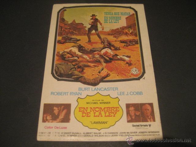Cine: EN NOMBRE DE LA LEY. BURT LANCASTER - Foto 1