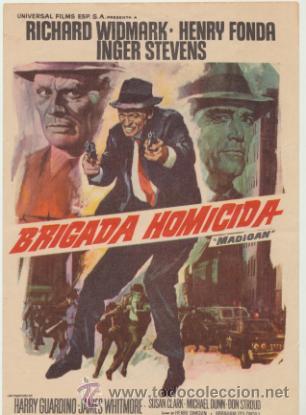 Cine: Brigada Homicida. Sencillo de Universal. - Foto 1