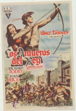 Cine: Los Arqueros del Rey. Sencillo de RKO Radio. &iexcl;IMPECABLE! - Foto 1