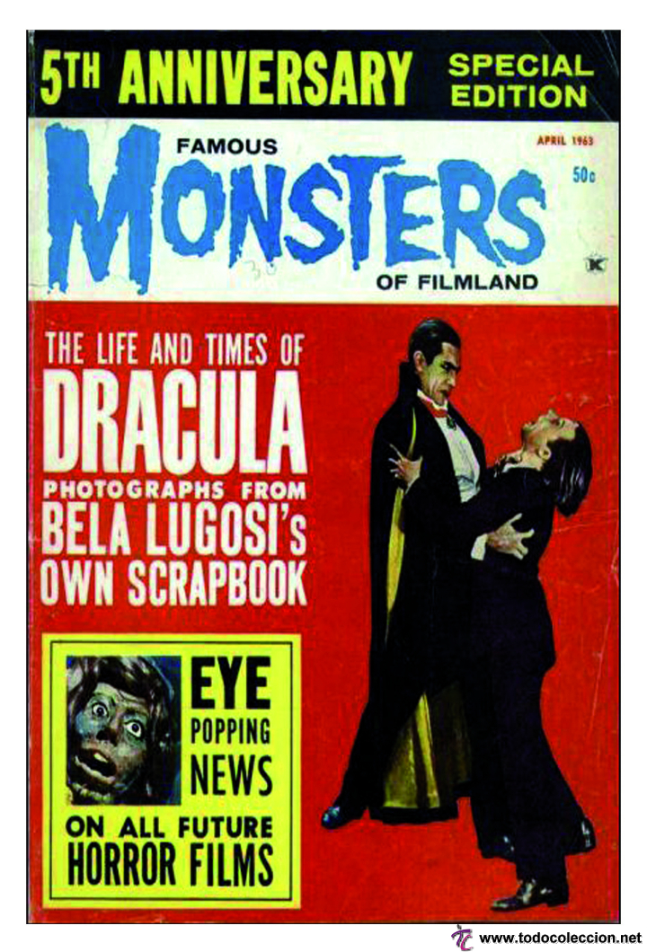 Cine: POSTAL AFICHE DE CINE DE TERROR 1 - Foto 1