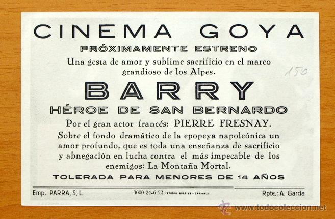 Cine: Barry Heroe del San Bernardo - Con publicidad - Foto 2