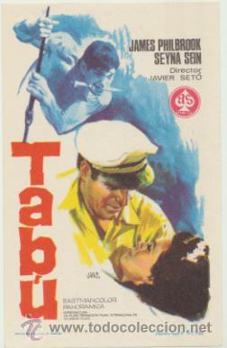 Cine: Tab&uacute;. Sencillo de As Films. - Foto 1