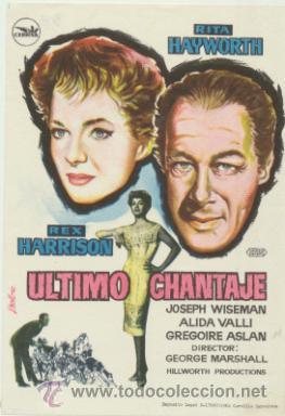 Cine: Ultimo chantaje. Sencillo de Cepicsa. - Foto 1