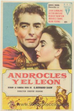 Cine: Androcles y el Le&oacute;n. Sencillo de RKO Radio. - Foto 1