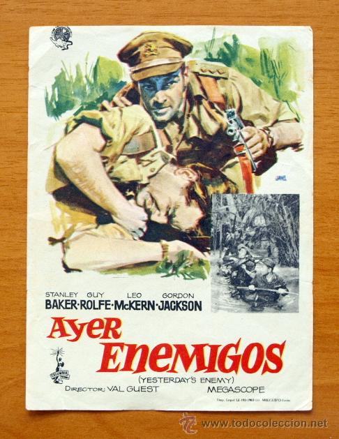 Cine: Ayer Enemigos - Stanley Baker, Guy Rolfe - Foto 1
