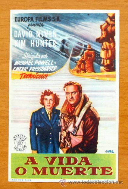 Cine: A Vida o Muerte - David Niven, Kim Hunter - Foto 1