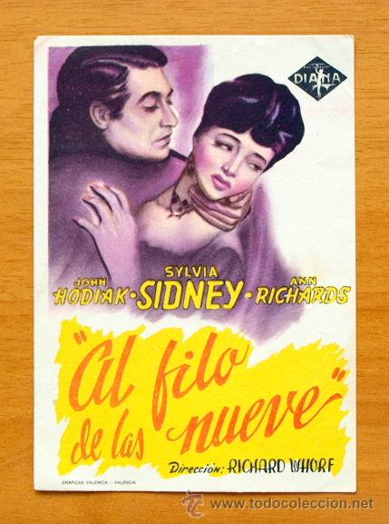 Cine: Al filo de las Nueve - Sylvia Sidney, John Hodiak - Foto 1