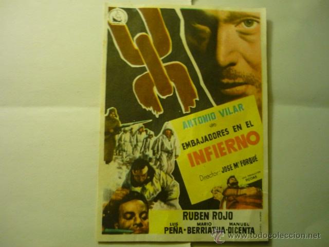Cine: PROGRAMA EMBAJADORES EN EL INFIERNO .- ANTONIO VILAR - Foto 1