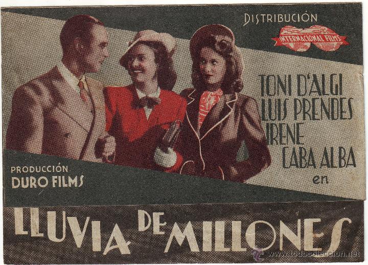 Cine: LLUVIA DE MILLONES  DOBLE CINE DE BADAJOZ - Foto 1