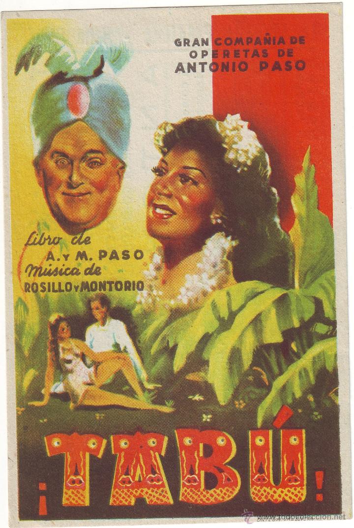 Cine: TAB&Uacute; 1948 CINE DE BADAJOZ - Foto 1