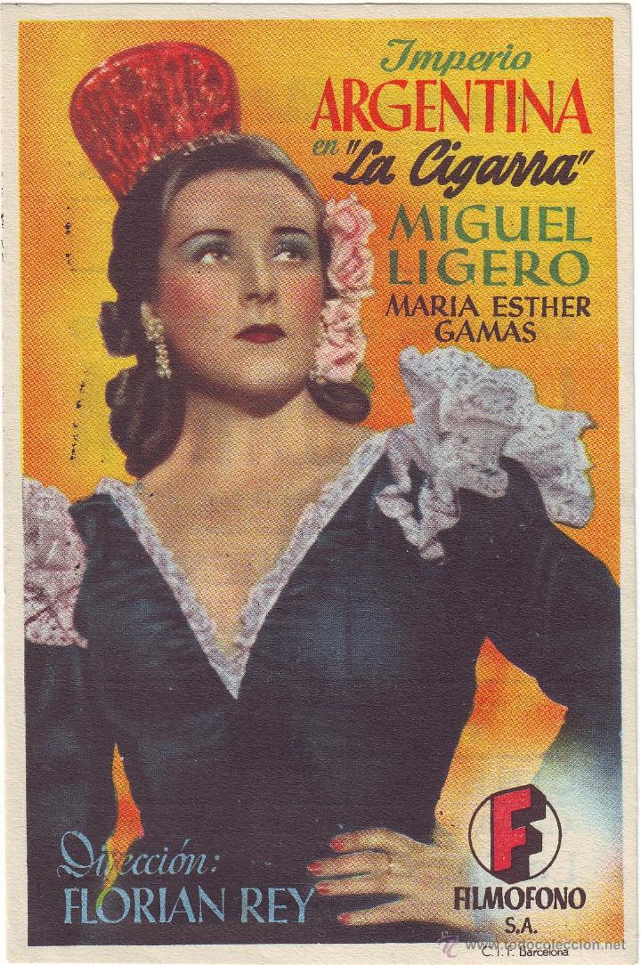 Cine: LA CIGARRA 1948 CINE DE BADAJOZ - Foto 1