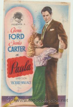  Flyers Publicitaires de films Anciens: Paula. Sencillo de Floralva.  cinema Valira  1949.