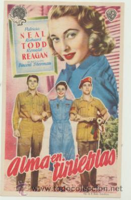  Foglietti di film di film antichi di cinema: Alma en tinieblas. Sencillo de Floralva.  Teatro Per...a. Santander.