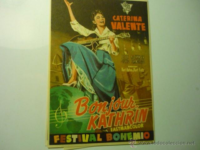 Cine: programa bonjour kathrin - caterina valente
