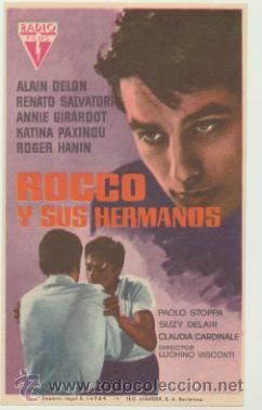  Foglietti di film di film antichi di cinema: rocco y sus hermanos. Sencillo de Radio films.  &iexcl;IMPECABLE!