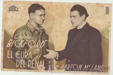  Foglietti di film di film antichi di cinema: El cura del Penal. Sencillo de Edici.