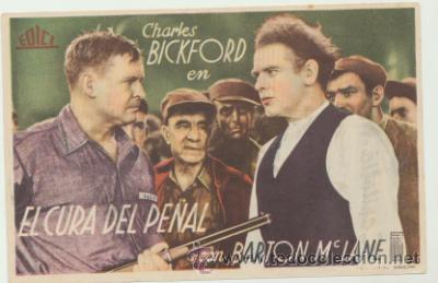  Flyers Publicitaires de films Anciens: El cura del Penal. Sencillo de Edici.   Cines Capitolio - Metr&oacute;poli.