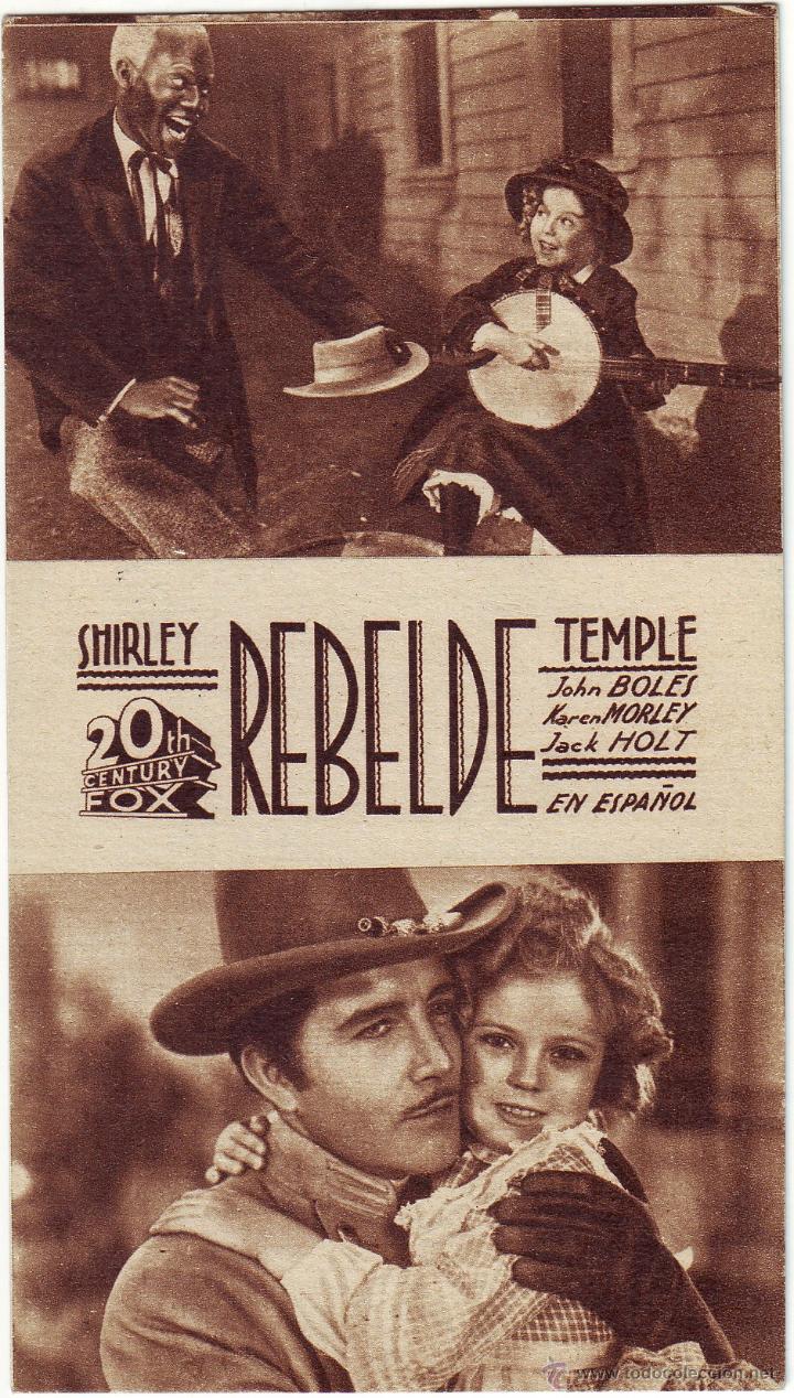 Cine: REBELDE DE LA NI&Ntilde;A SHIRLEY TEMPLE - Foto 1