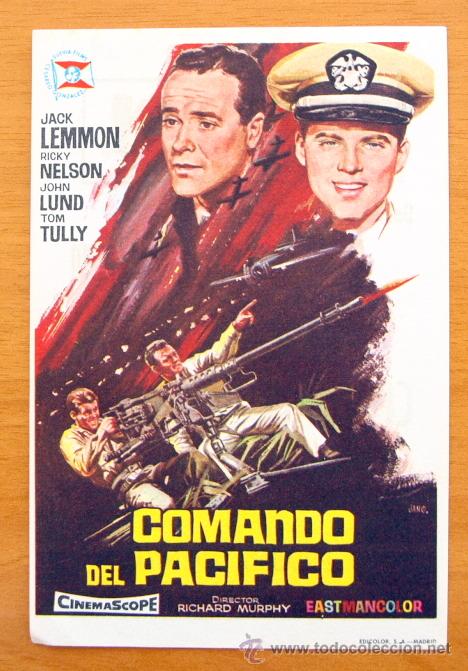 Cine: Comando del Pacifico - Jack Lemmon, Ricky Nelson, John Lund - Foto 1