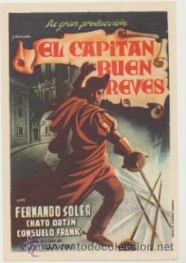  Foglietti di film di film antichi di cinema: El Capit&aacute;n Buen Rev&eacute;s.Sencillo.