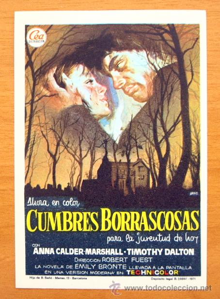 Cine: Cumbres Borrascosas - Anna Calder Marshall, Timothy Dalton