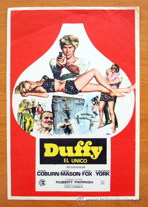 Kino: Duffy el unico - James Coburn, James Mason - Folleto de cine