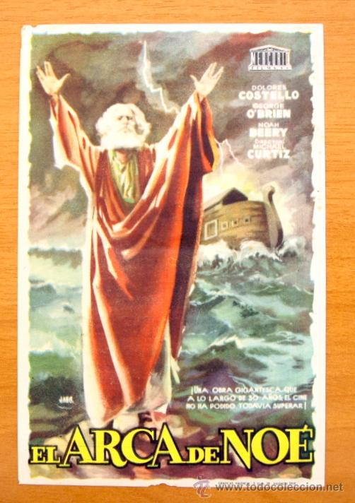 Kino: El Arca de Noe - Dolores Costello, George O&acute;Brien, Noah Beery -Folleto Con publicidad Cine Moderno