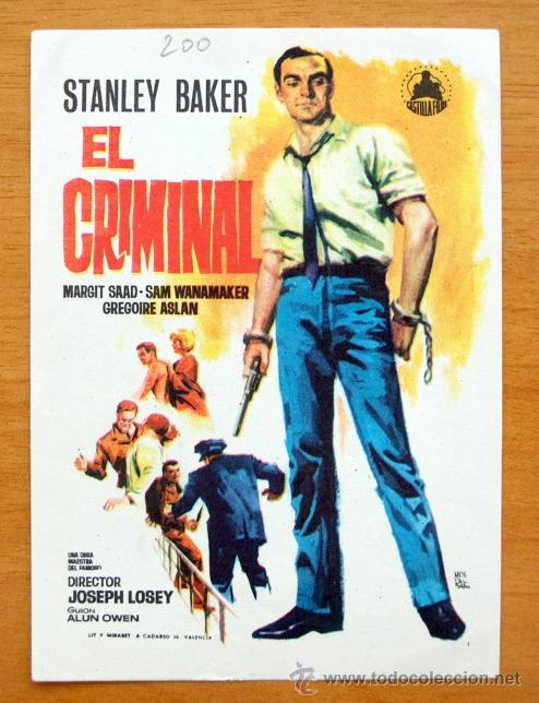 Cine: El Criminal - Stanley Baker, Margit Saad - Foto 1