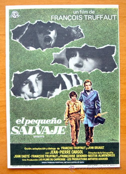 Cine: El Peque&ntilde;o Salvaje - Jean-Pierre Cargol - Con Publicidad