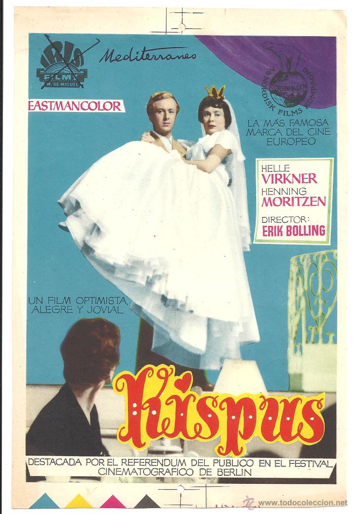 Cine: PTEB 105 KISPUS ELLE VIRKNER PROGRAMA PRUEBA de IMPRENTA del CARTEL - Foto 1