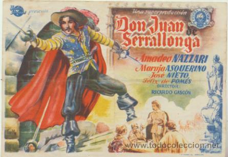 Cine: Don Juan de Serrallonga. Sencillo de Universal. - Foto 1