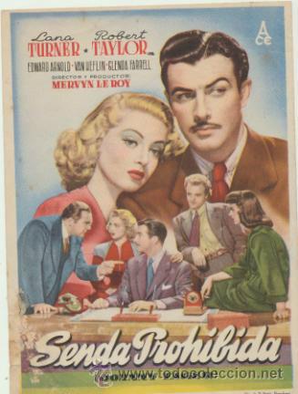  Flyers Publicitaires de films Anciens: Senda Prohibida. Sencillo de CEA.