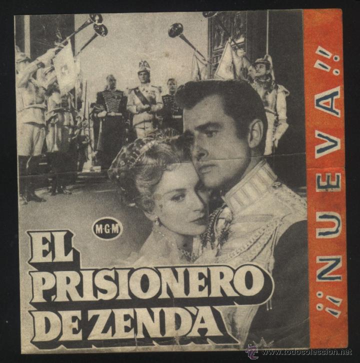 Cine: Q-04814- EL PRISIONERO DE ZENDA (The Prisoner of Zenda) (DOBLE) CINE MORAN - PONFERRADA