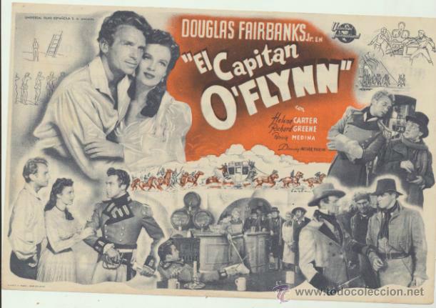 Kino: El Capit&aacute;n O&acute;Flynn. Sencillo grande de Universal.  Gran Teatro Bret&oacute;n - Almaraz?