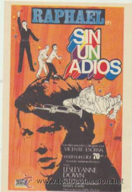 Cine: Sin un Adios. Sencillo de Mercurio. - Foto 1