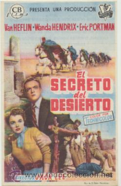 Kino: El Secreto del Desierto. Sencillo de MGM.  Sal&oacute;n Novedades y Teatro Circo.