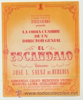 Cine: El Esc&aacute;ndalo. Doble de Ballesteros. - Foto 1