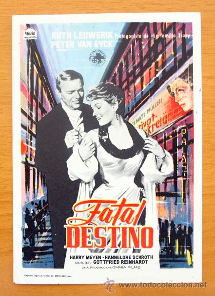 Cine: Fatal Destino - Ruth Leuwerik, Peter Van Eyck - Foto 1