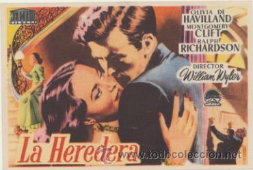  Flyers Publicitaires de films Anciens: La Heredera. Sencillo de Mercurio. Cine Victoria.  &iexcl;IMPECABLE!