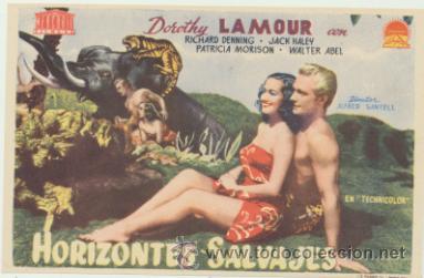 Cine: Horizontes Salvajes. Sencillo de Mercurio.  &iexcl;IMPECABLE! - Foto 1